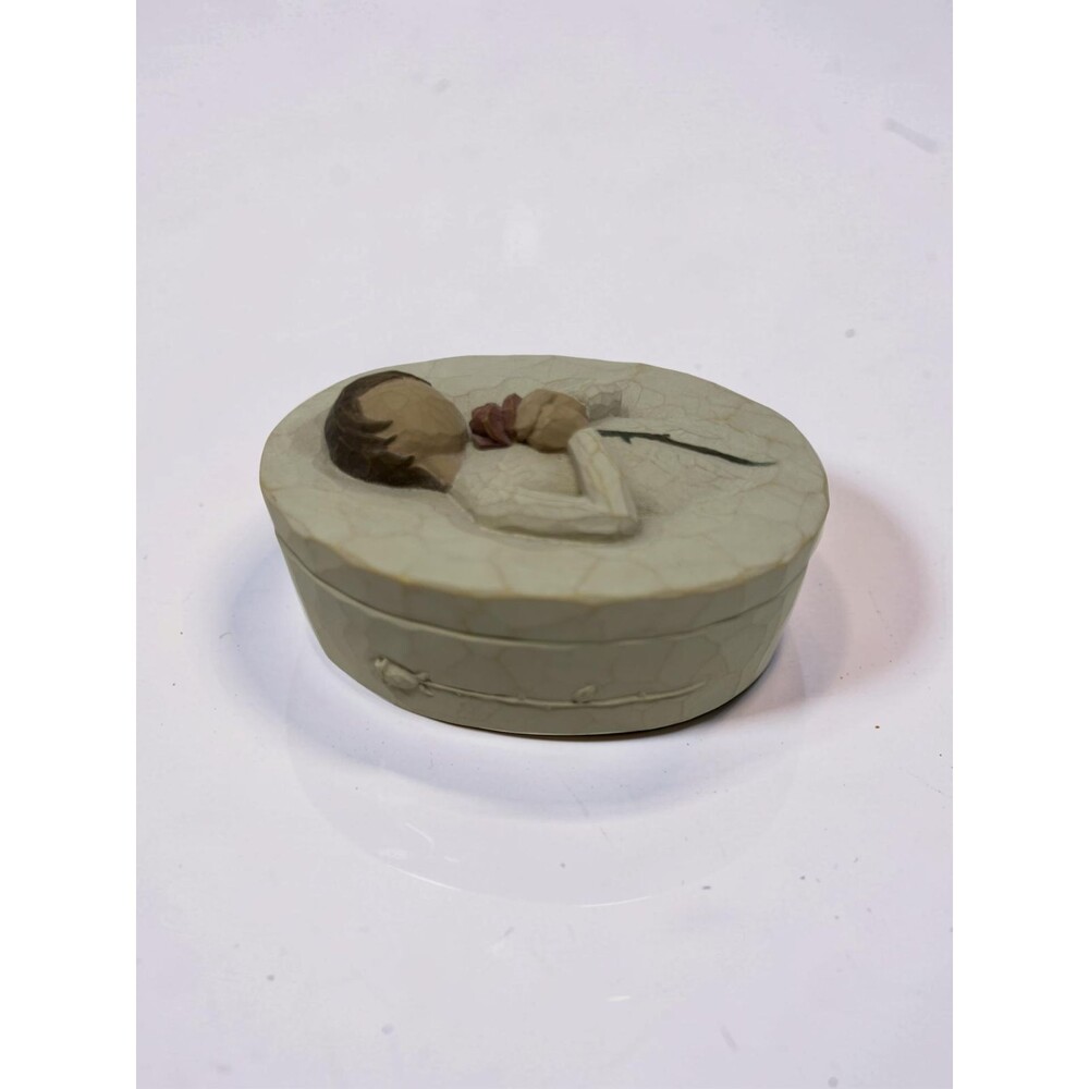 Willow Tree Loving Angel‎ Keepsake Trinket Box Susan Lordi DEMDACO 2004  3.5" - Picture 3 of 8